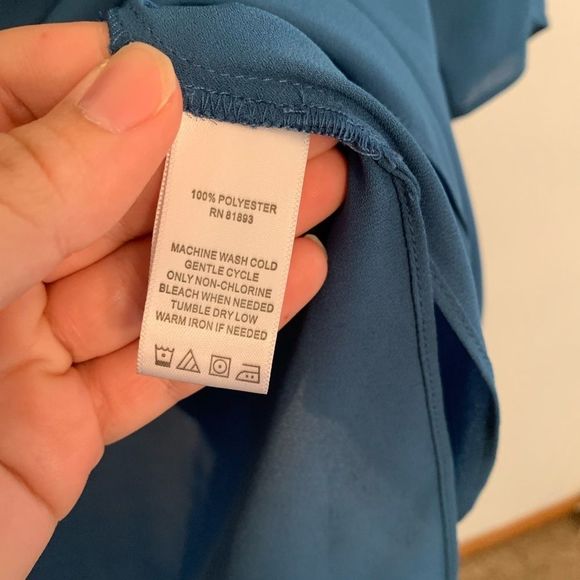 [H by Halston] Blue Blouse - Size XL - Picture 4 of 5